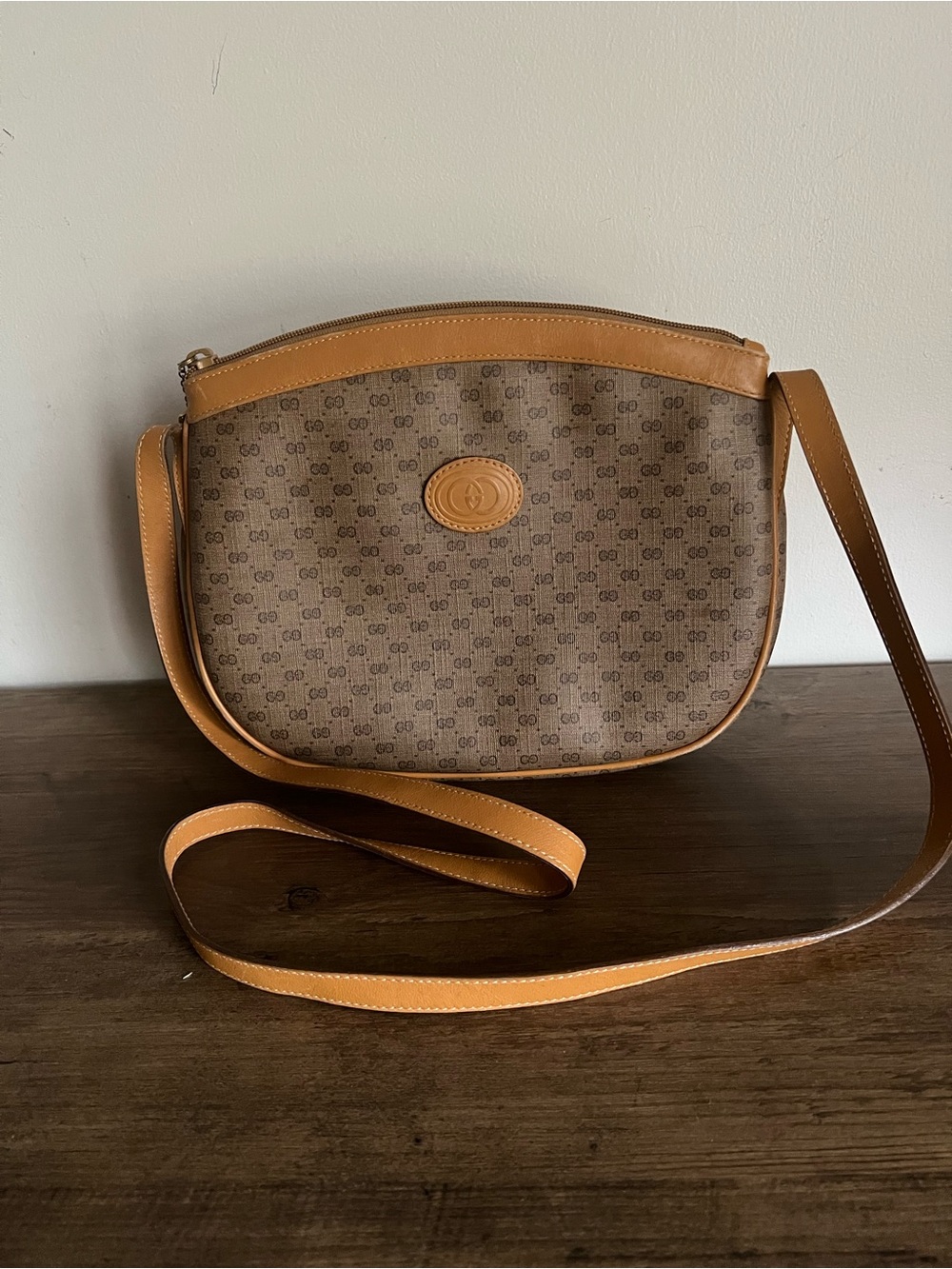 Gucci Vintage Micro GG Shoulder Bag